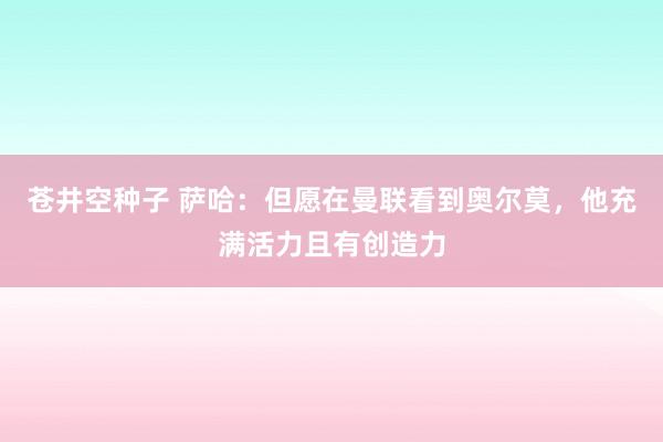 苍井空种子 萨哈：但愿在曼联看到奥尔莫，他充满活力且有创造力